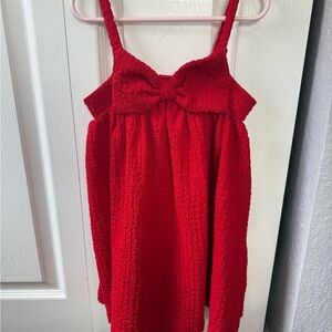Old Navy Red Bow Dress